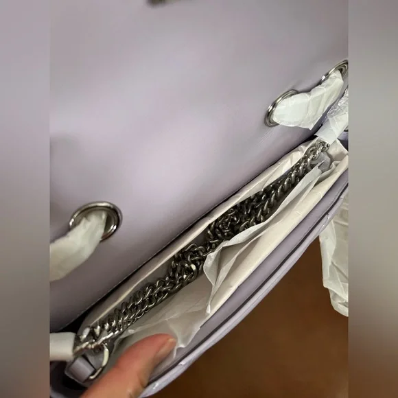 Tory Burch Small Kira Diamond Quilted Leather Convertible Shoulder Bag - Picture 6 of 14